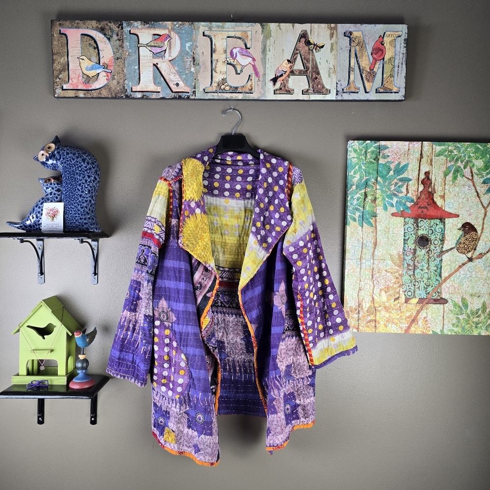 Kantha Vintage Hippie Boho Jacket